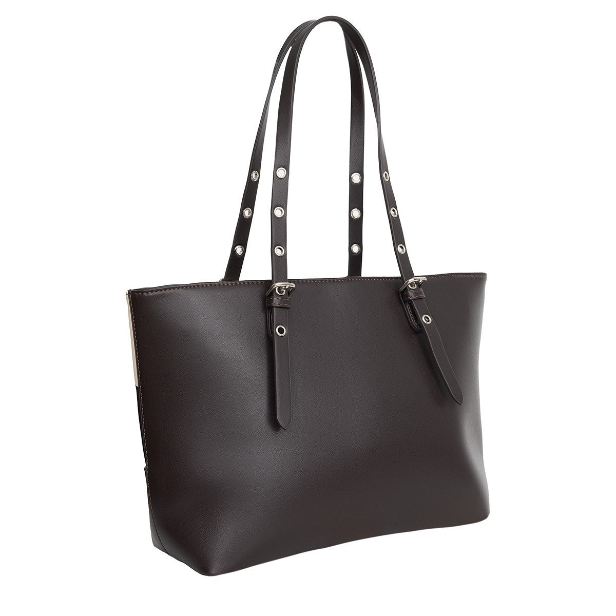 Justified Skog Damen-Shopper mit Kuhmuster und Reißverschluss – Braun/Creme