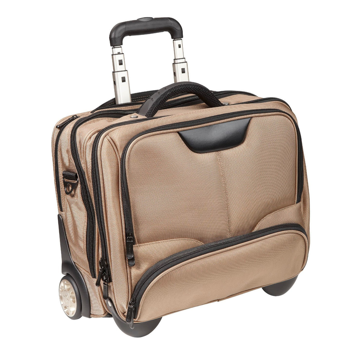 Dermata Business Notebook Trolley Laptop Pilotenkoffer Aktenkoffer bis 17" beige