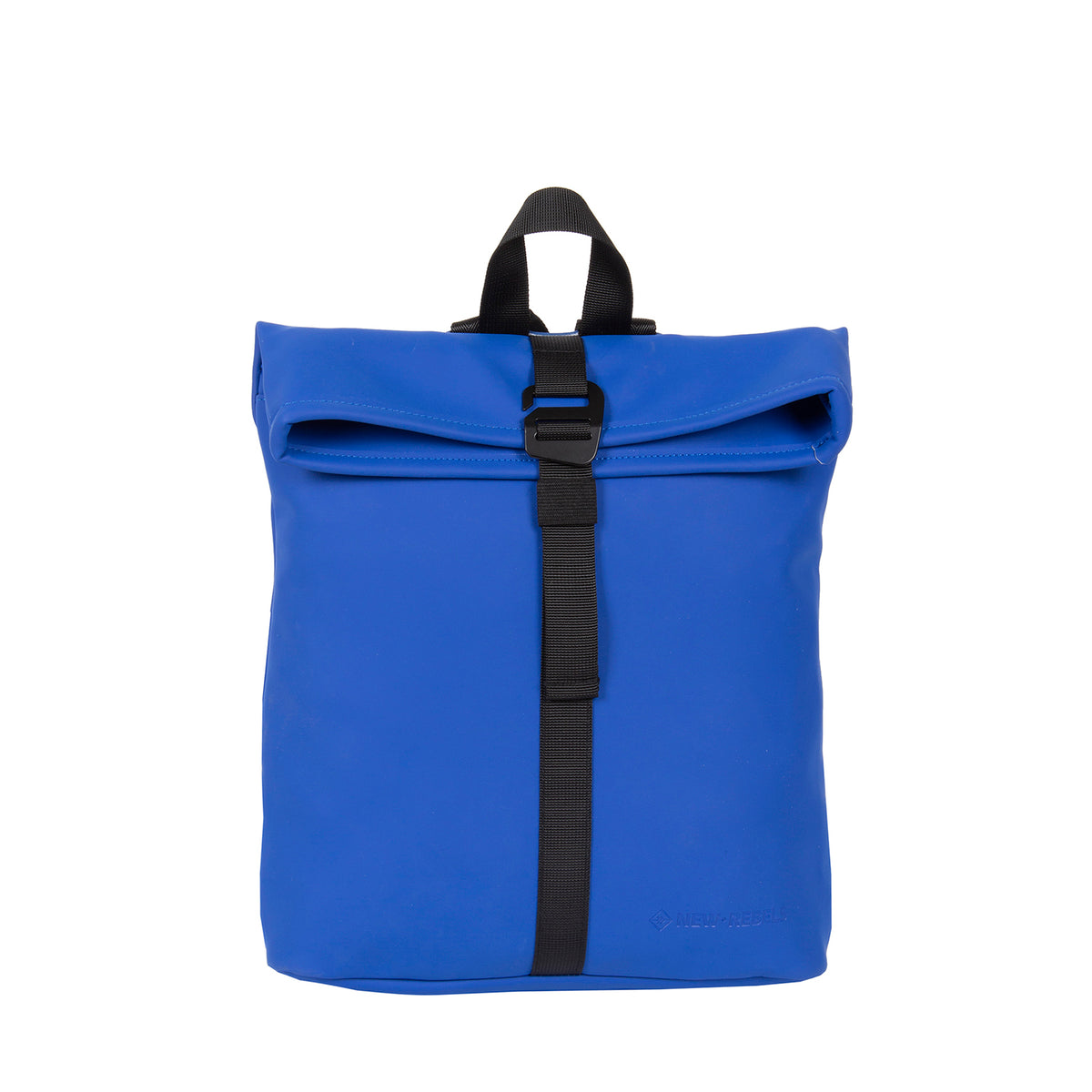 New Rebels Mart Roll Up Rolltop City Rucksack Los Angeles wasserabweisend royal blau