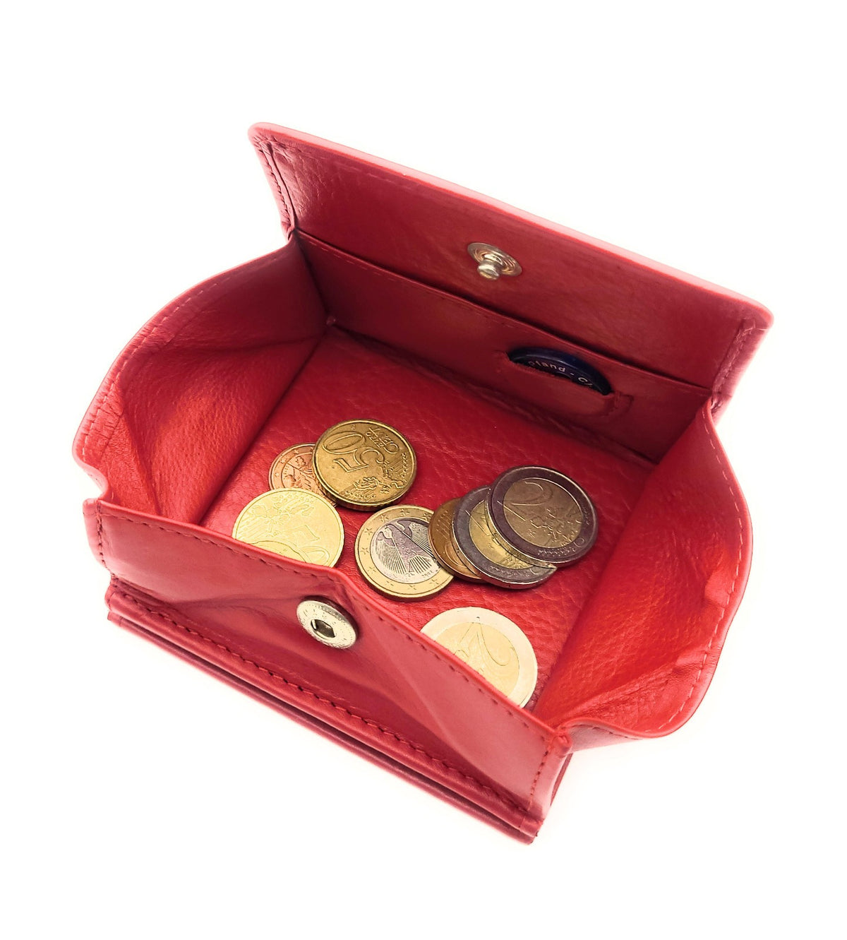 Jockey Club echt Leder Geldbörse Portemonnaie Wiener Schachtel RFID Schutz chili rot