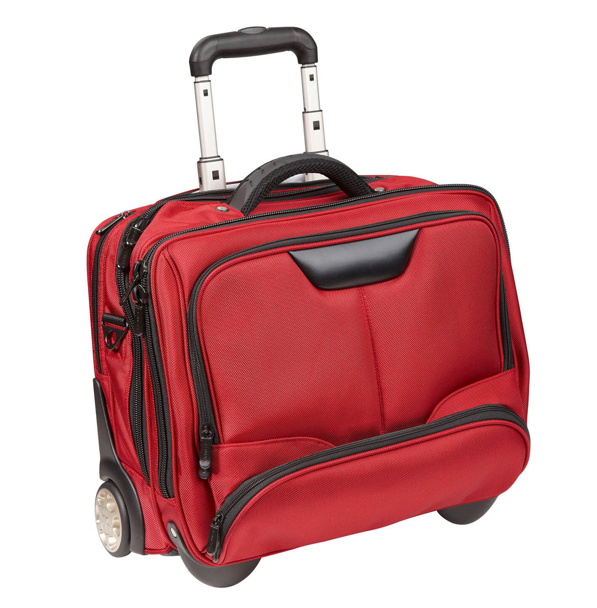 Dermata Business Notebook Trolley Laptop Pilotenkoffer Aktenkoffer bis 17" rot