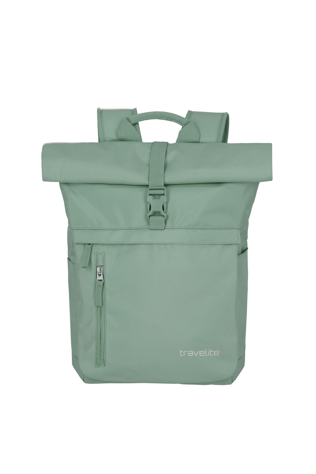 Travelite Basic Rollup Rucksack 35 Liter Salbeigrün – Produktansicht 1