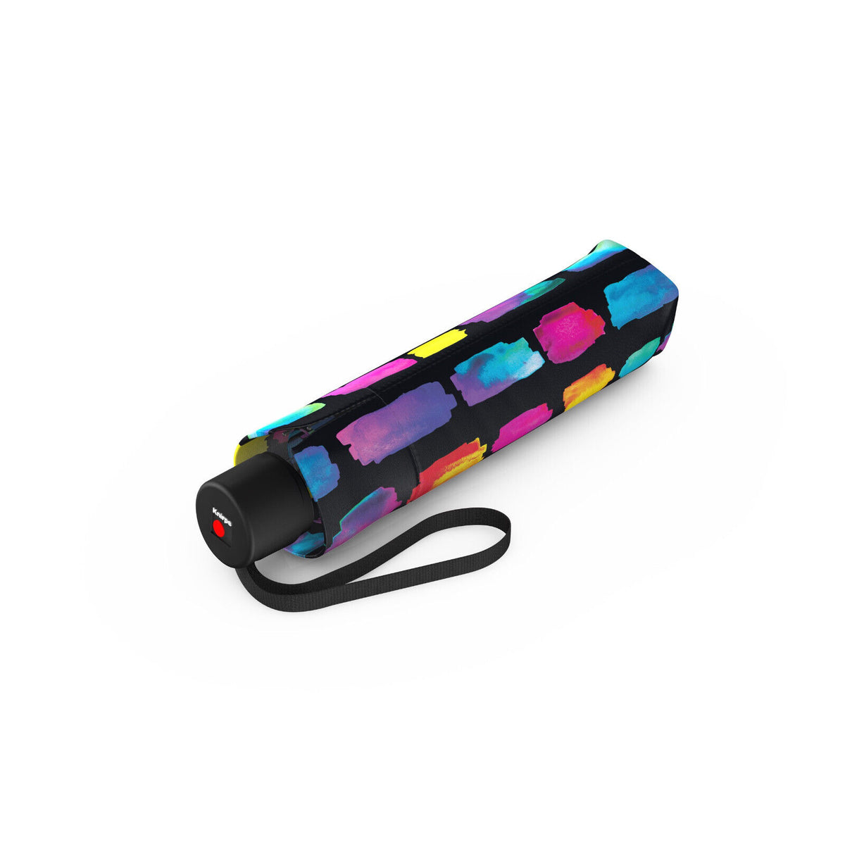 Knirps A.050 medium manual Regenschirm Taschenschirm Schirm create black