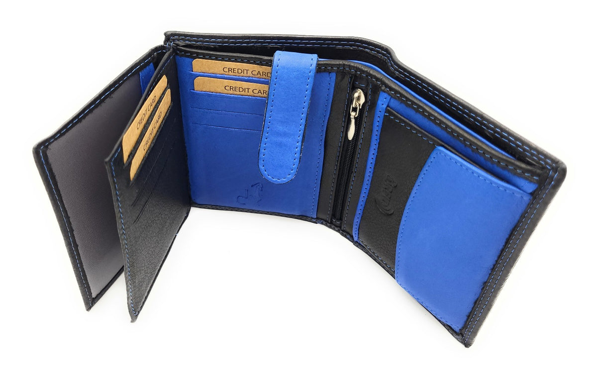 Jockey Club Basic echt Leder Geldbörse Portemonnaie Geldbeutel RFID NFC Schutz