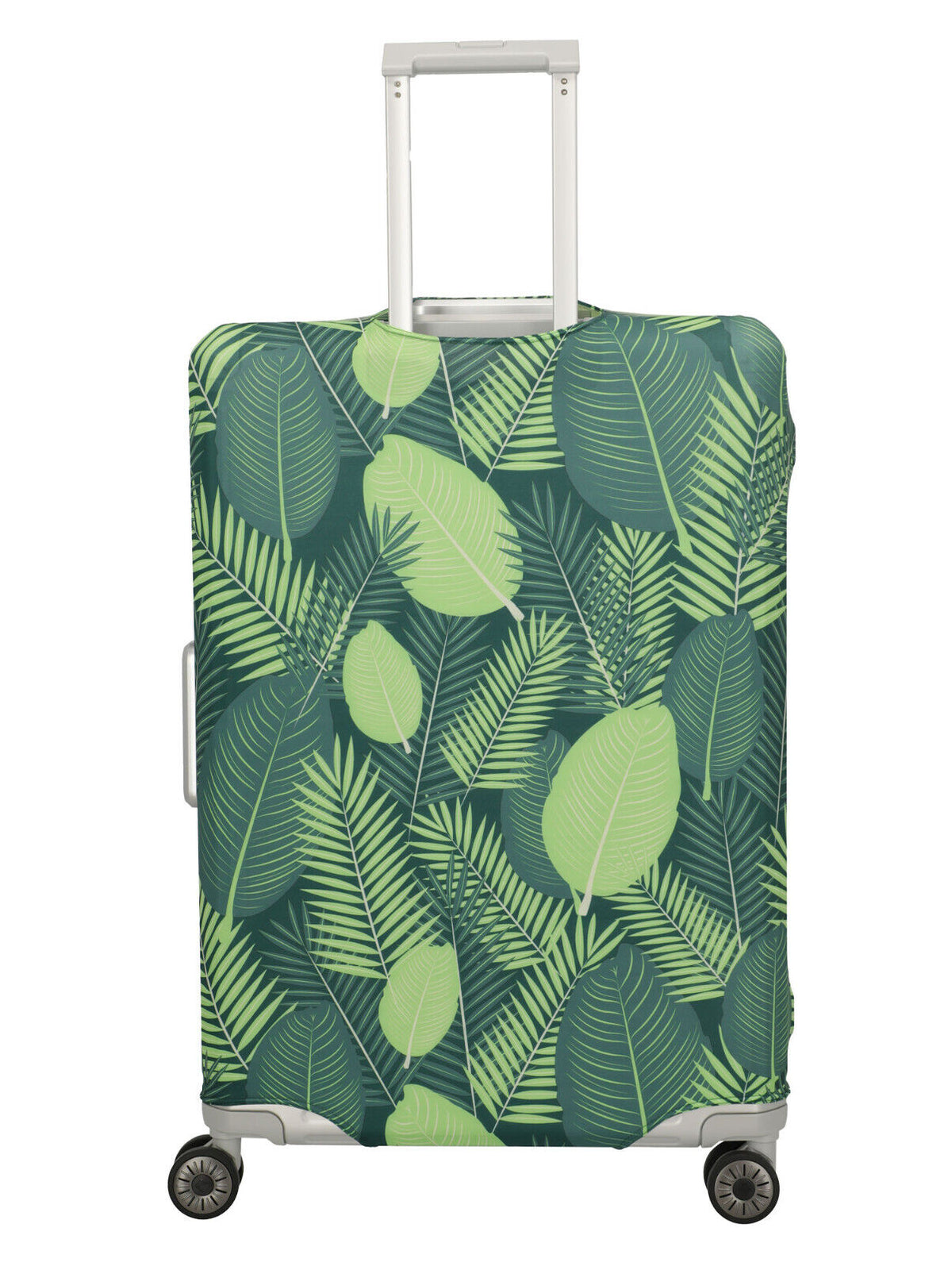 Travelite Kofferschutzhülle Kofferhülle L für große Koffer bis max 77x52x29cm Blätter