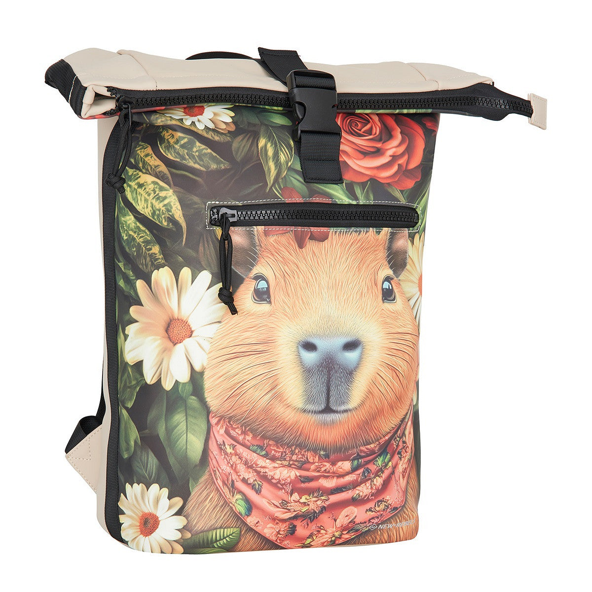New Rebels Capybara Rolltop Rucksack – Produktansicht 5