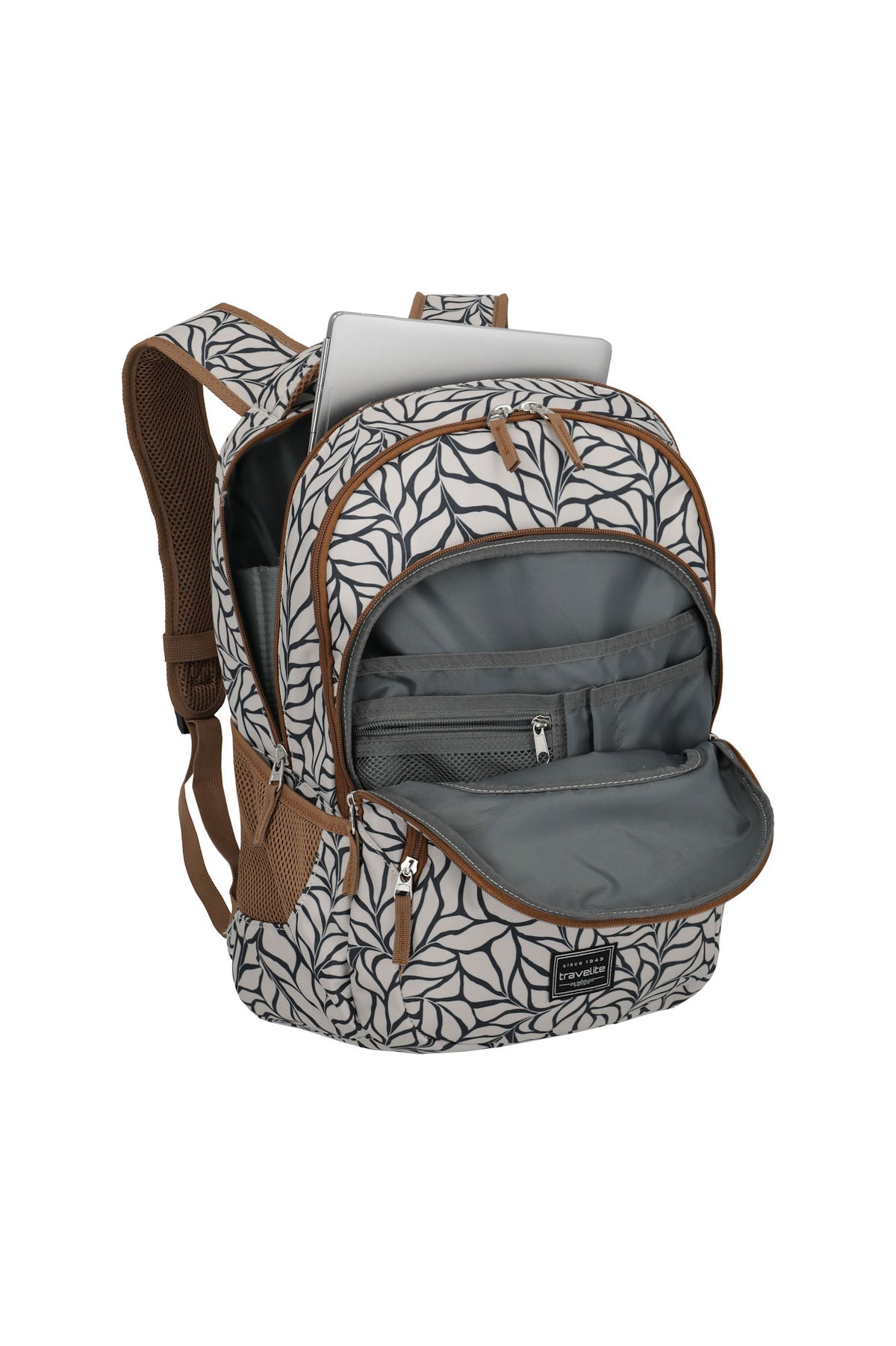 Travelite Basics Rucksack 22 l mit 15,6" Laptopfach Off White