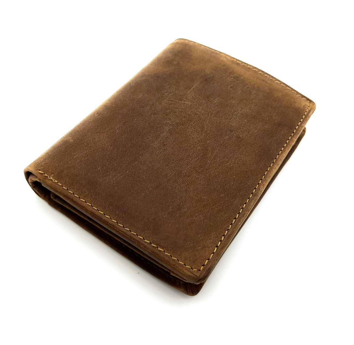 Jockey Club echt Leder Geldbörse Portemonnaie mit RFID Schutz cognac braun