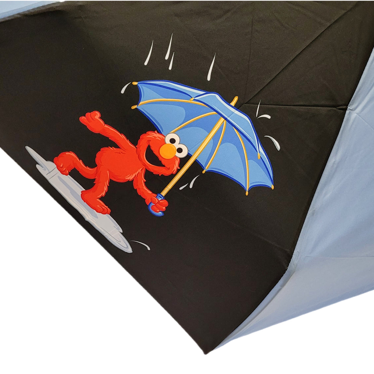 Kinder-Regenschirm Sesamstraße – Elmo & Krümelmonster, Ø 90 cm, 230 g, Handöffner