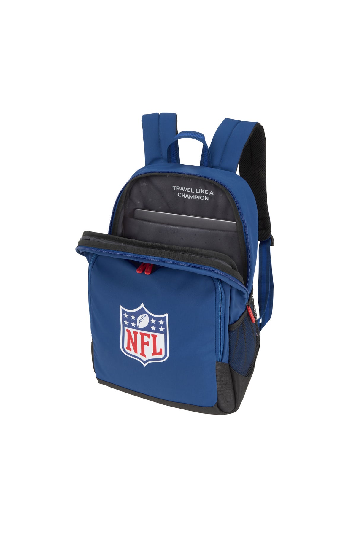 travelite x NFL College Rucksack NFL Shield Blau – 24 l, Laptopfach bis 15 Zoll