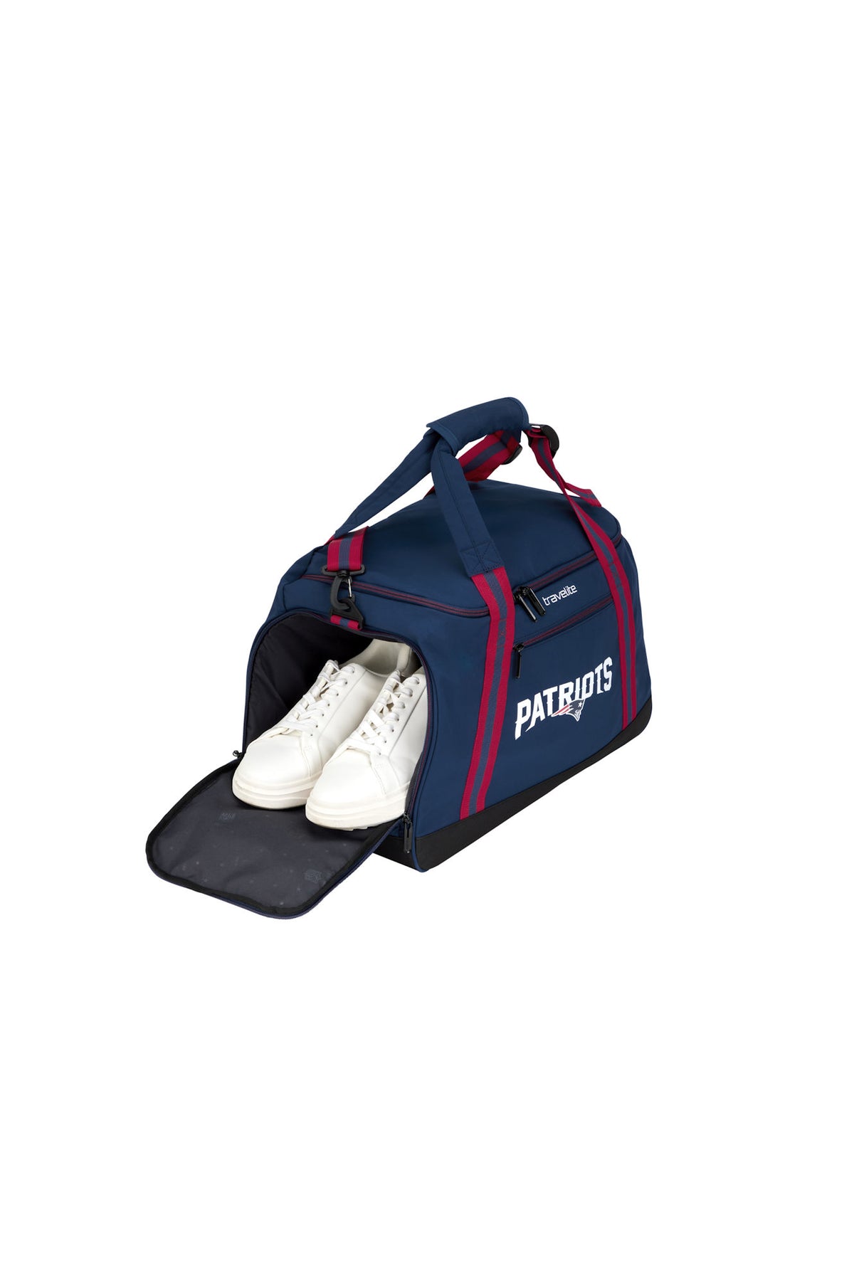 travelite x NFL Sporttasche M New England Patriots – 47 l mit Rucksackfunktion