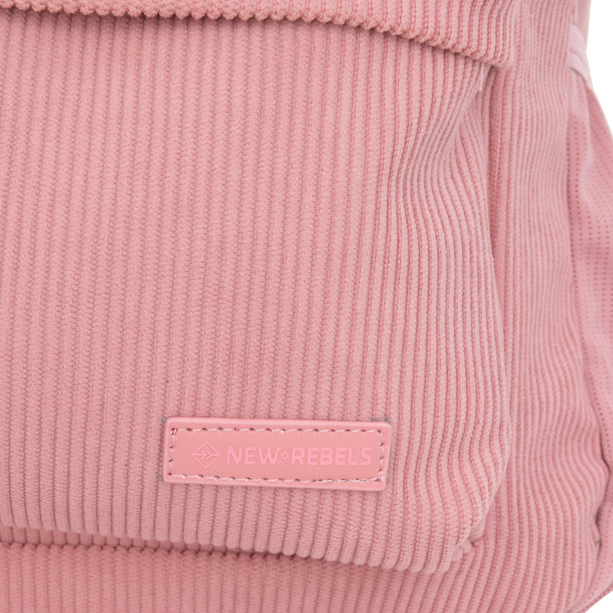 New Rebels Rucksack Ribbi Springfield mit Kordoptik und Tabletfach pink