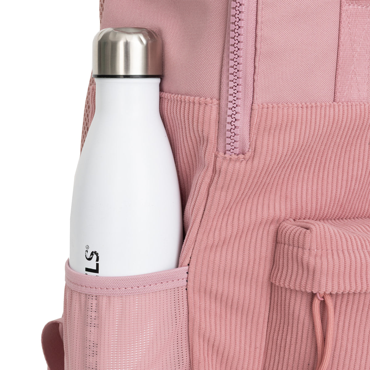 New Rebels Rucksack Ribbi Springfield mit Kordoptik und Tabletfach pink