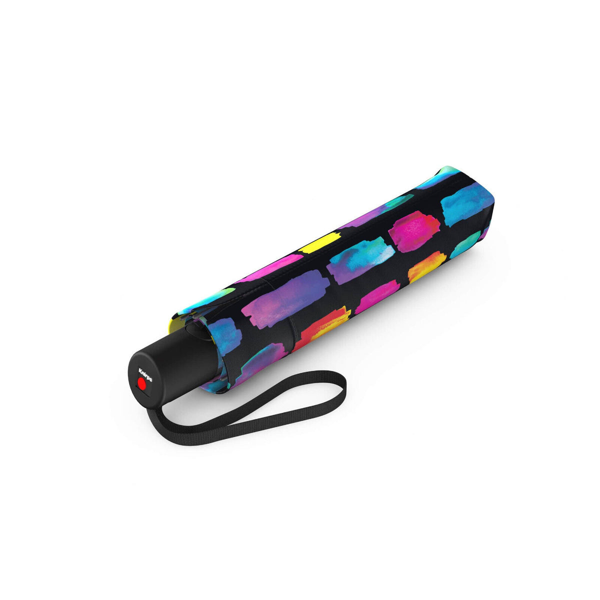 Knirps A.200 Duomatic Regenschirm Taschenschirm sturmfest create black