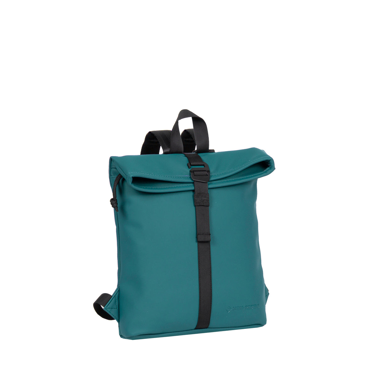 New Rebels Mart Roll Up Rolltop City Rucksack Los Angeles wasserabweisend petrol