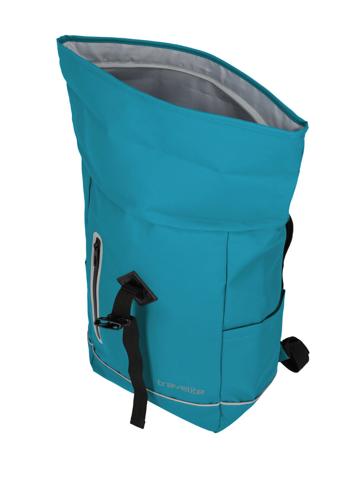 Travelite Rolltop Rucksack – Leichter & wasserdichter Alltagsrucksack für Arbeit, Sport & Reisen harbor blau