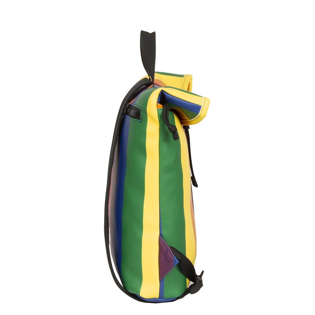 New Rebels Mart Roll Up Rolltop City Rucksack Los Angeles wasserabweisend Regenbogen