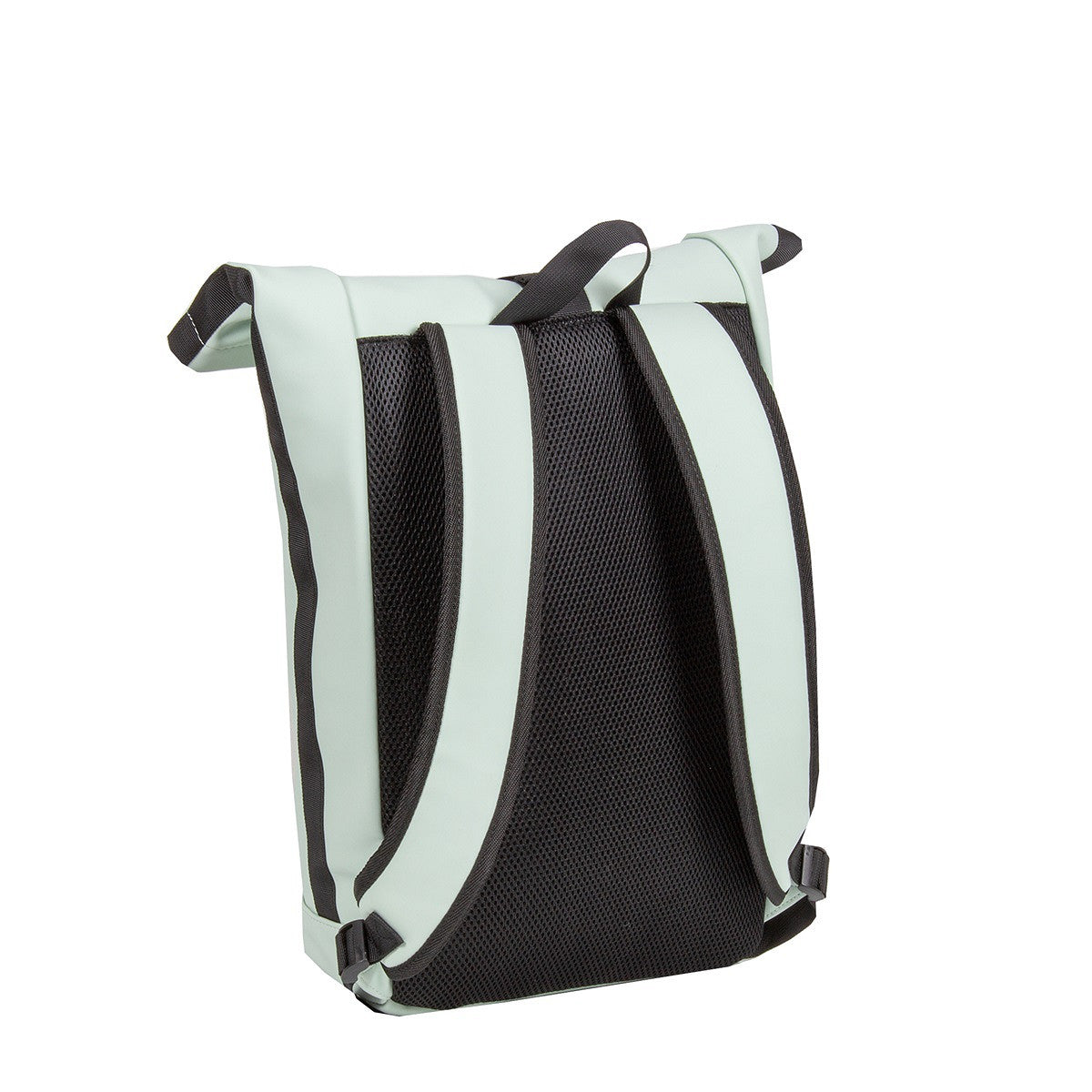 New Rebels New York Rolltop Rucksack Mint Grün – wasserabweisend, 15" Laptopfach, 15 L