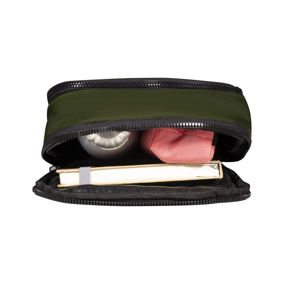 New Rebels Walden - Caldwell große Crossbody Bag – Nylon Umhängetasche mit Tabletfach & Sicherheitsfach oliv