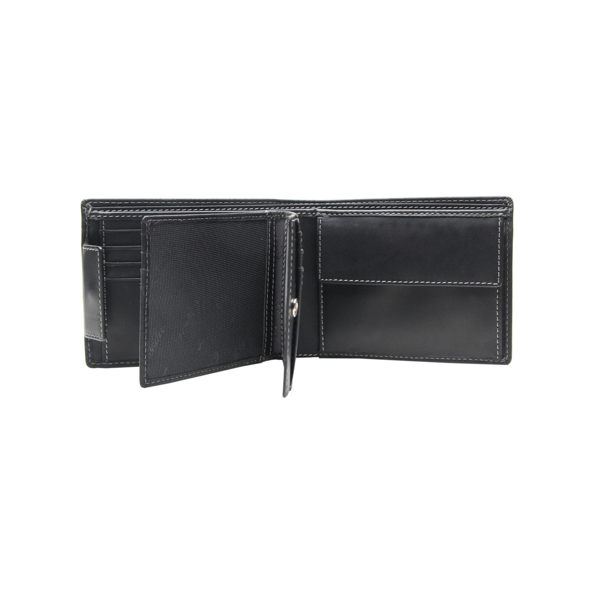Esquire echt Leder Geldbörse Portemonnaie mit RFID Schutz & Cardsafe schwarz