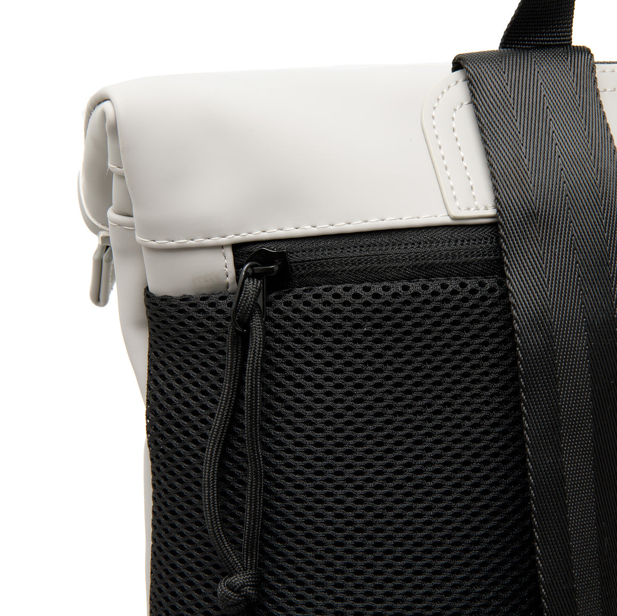 New Rebels Mart Los Angeles Rolltop Rucksack – Wasserabweisend, Urban, 33x27x8 cm, grau