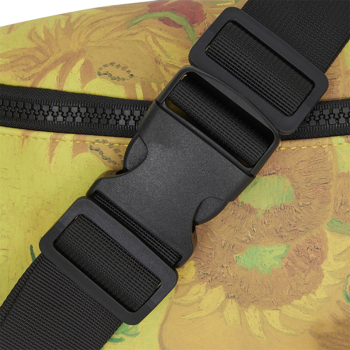New Rebels Brooklyn Waistbag – Bauchtasche mit Van Gogh Sonnenblumen, wasserabweisend & leicht