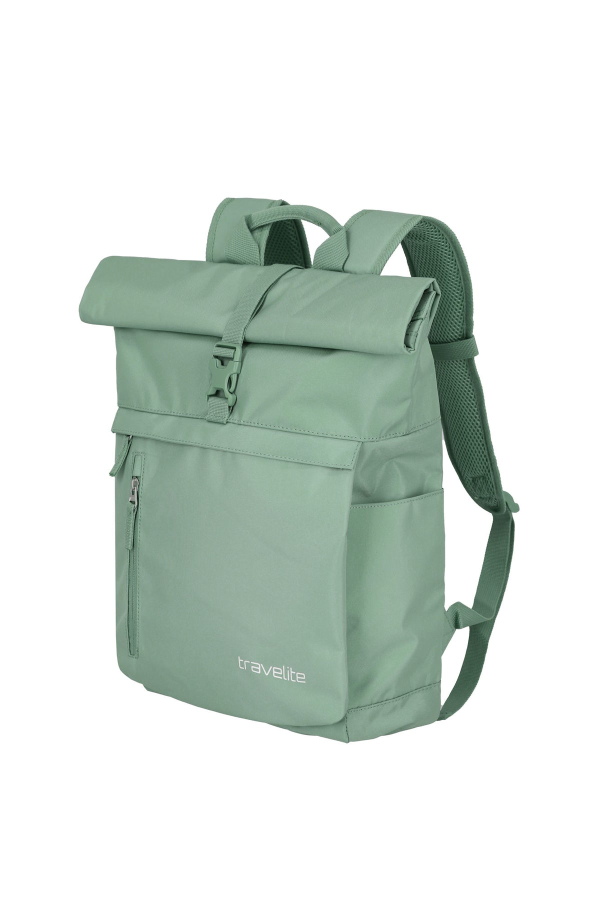 Travelite Basic Rollup Rucksack 35 Liter Salbeigrün – Produktansicht 2