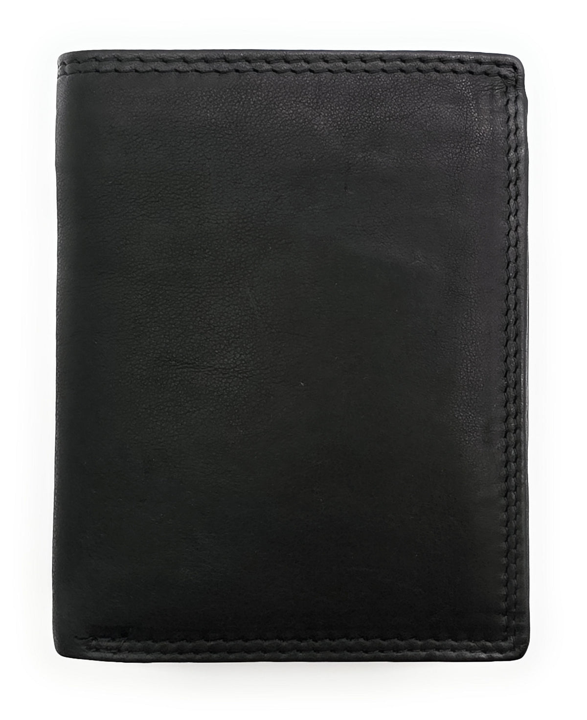 Jockey Club Leder Geldbörse Herren RFID Schutz - Schwarz Portemonnaie