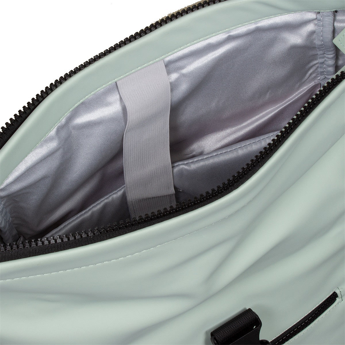 New Rebels New York Rolltop Rucksack Mint Grün – wasserabweisend, 15" Laptopfach, 15 L