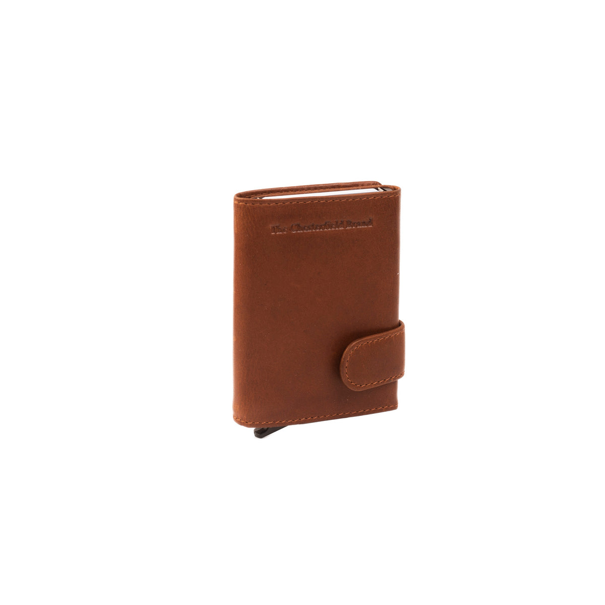 The Chesterfield Brand echt Leder Smart Wallet Kreditkartenetui Geldbörse Leicester cognac
