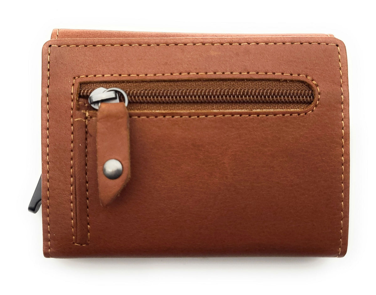 The Chesterfield Brand echt Leder Kreditkartenetui Geldbörse Palma cognac braun