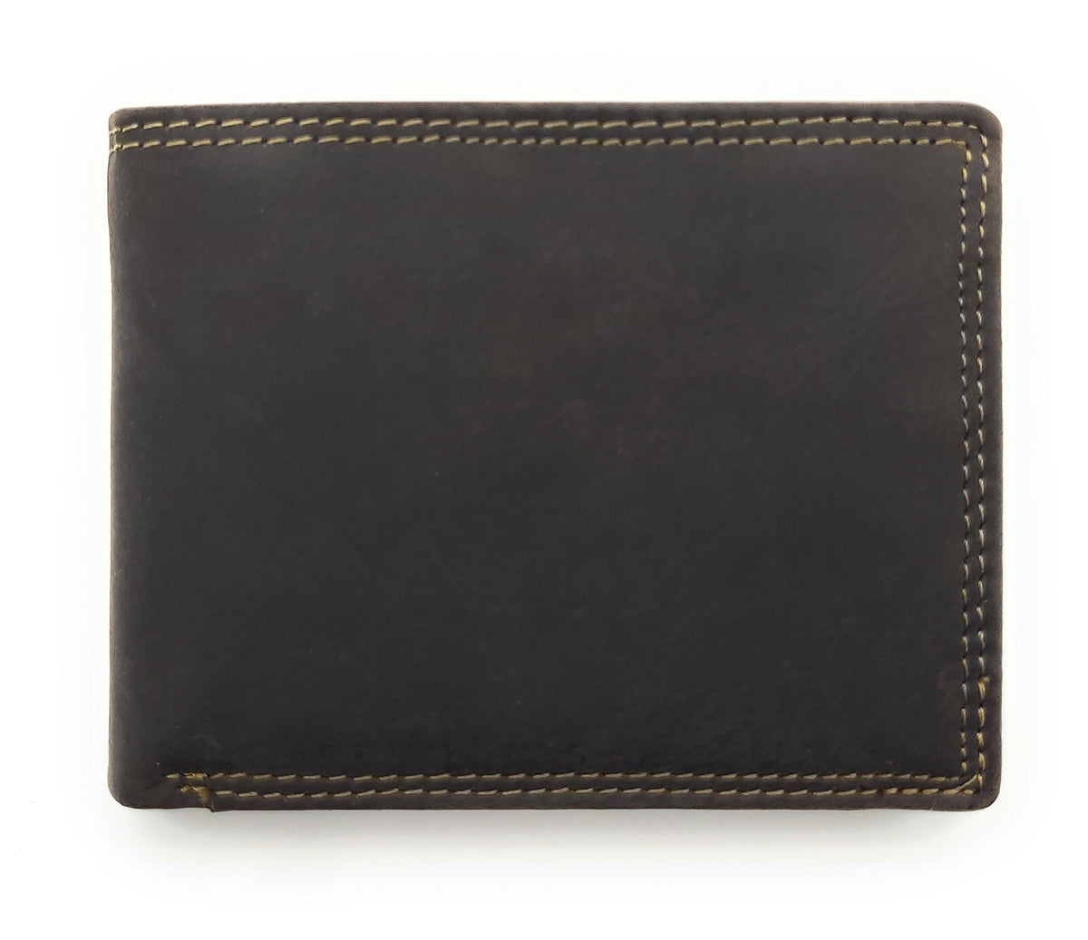 Jockey Club Basic Lederbörse Herren - Hunterleder RFID-Schutz Geldbörse Portemonnaie braun