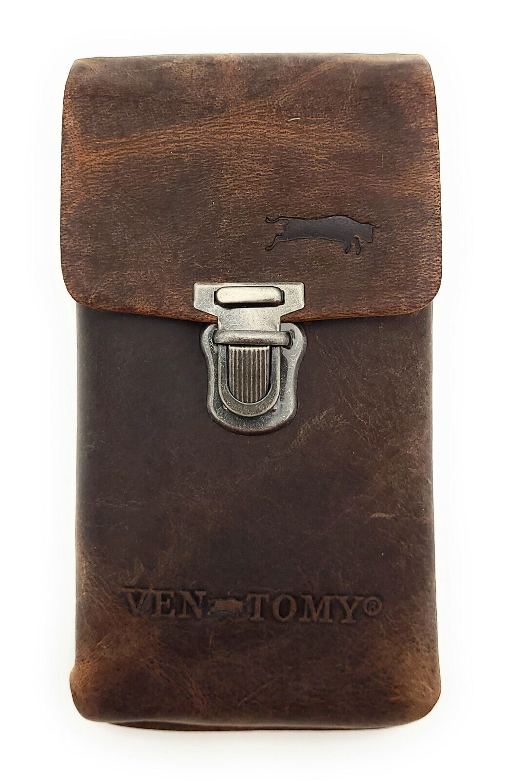 Ven Tomy kleine echt Leder Gürteltasche Bikertasche Hüfttasche Hochformat Hunterleder