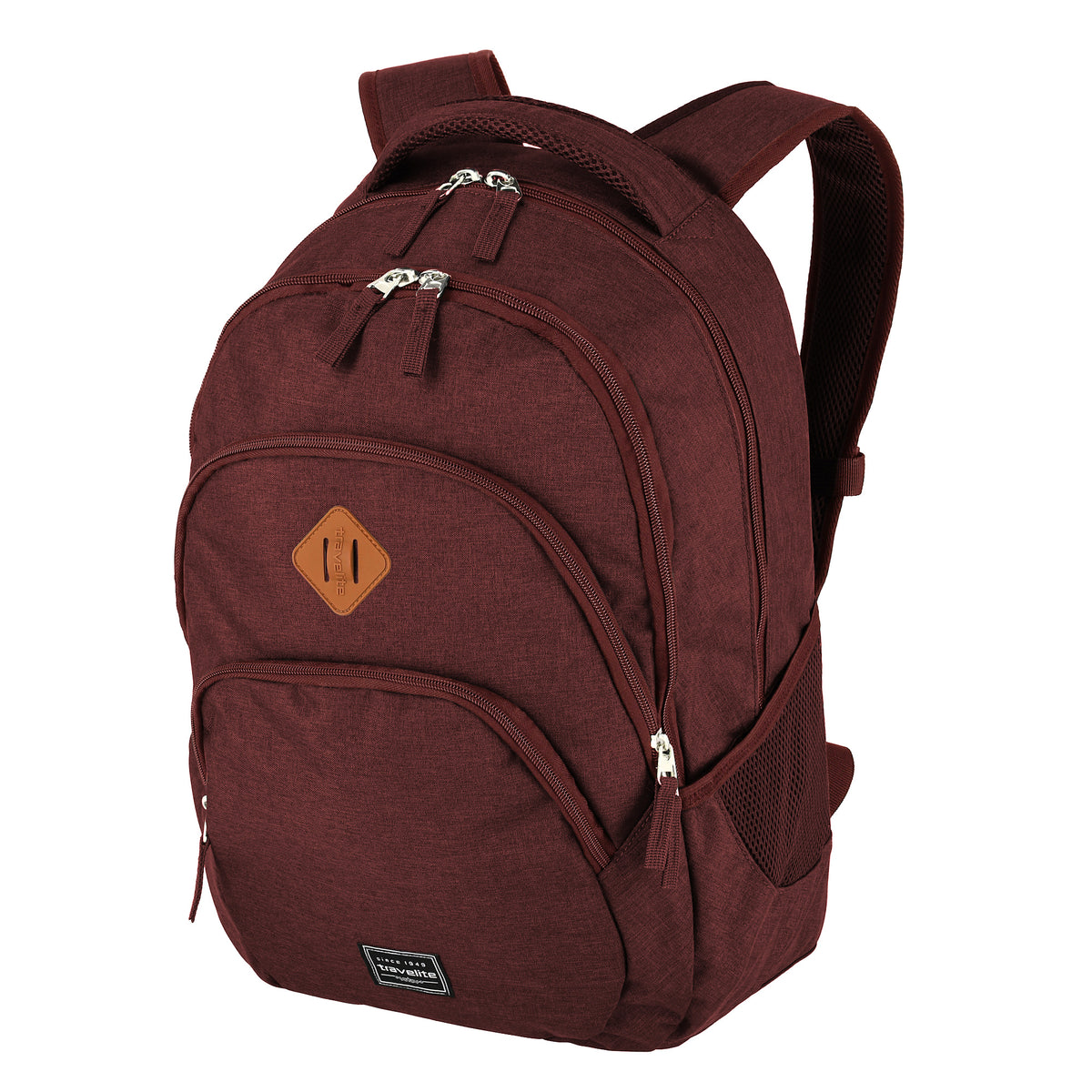 Travelite Basics Rucksack 22 l mit 15,6" Laptopfach Bordeauxrot