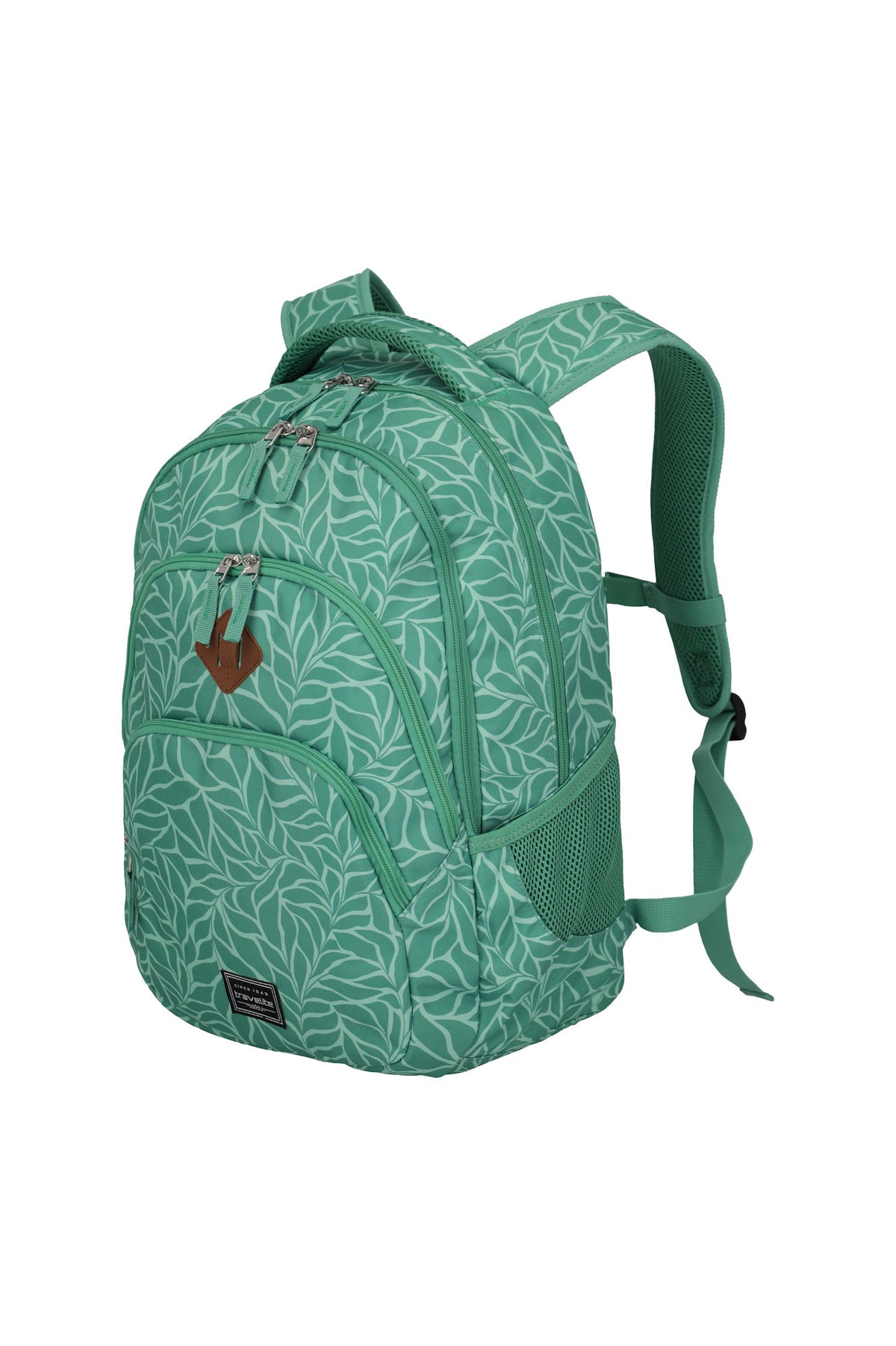 Travelite Basics Rucksack 22 l mit 15,6" Laptopfach Print Green