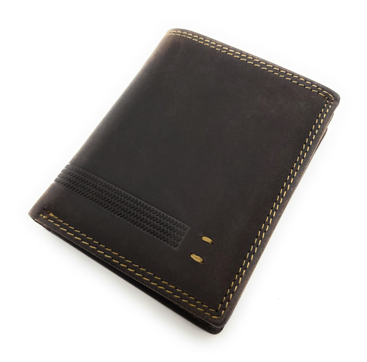 Jockey Club Basic Leder Mini Geldbörse Portemonnaie Geldbeutel mit RFID Schutz braun