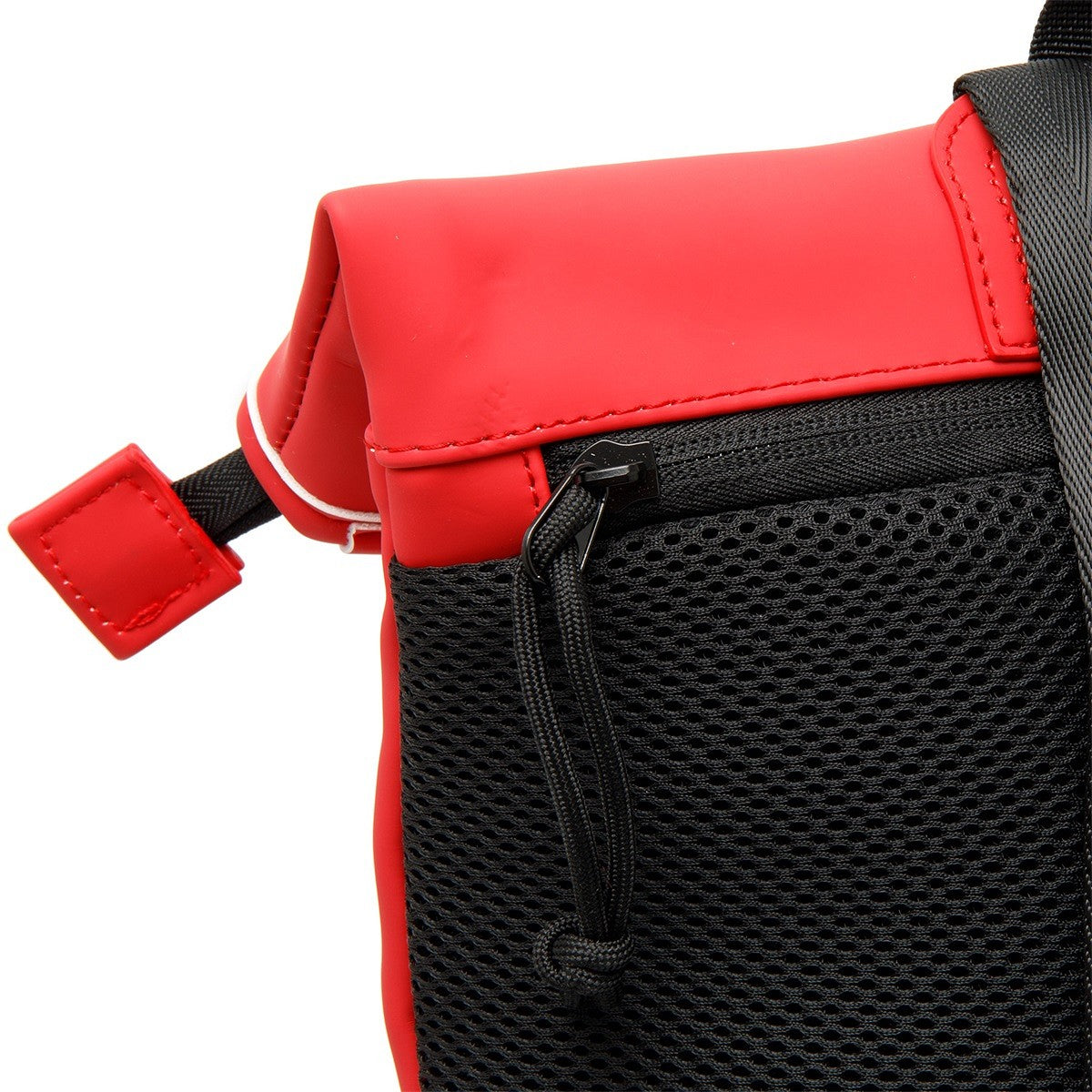 New Rebels Mart Roll Up Rolltop City Rucksack Los Angeles wasserabweisend rot