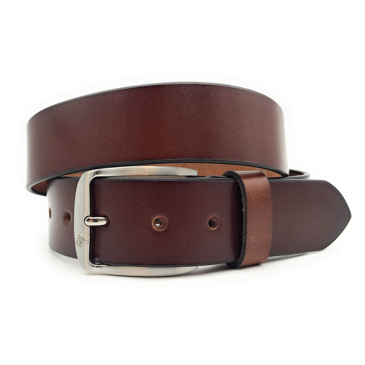 Herren Ledergürtel Braun 40mm - Echtleder Gürtel kürzbar & robust