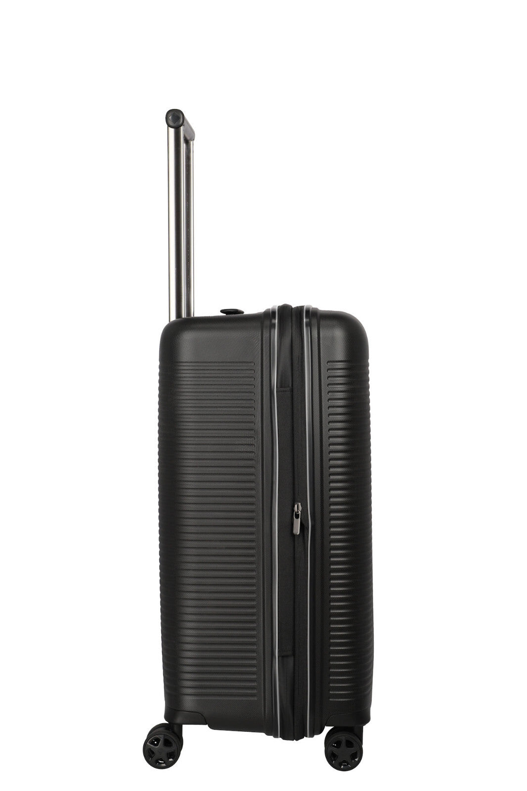 Travelite Roomer M (66 cm, erweiterbar) – 66 l Hartschalenkoffer mit TSA‑Schloss & 4 Doppelrollen