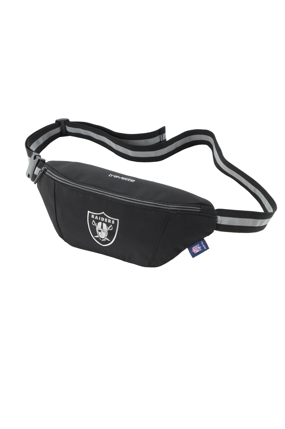 travelite x NFL Bauchtasche Las Vegas Raiders – 33 cm Schwarz