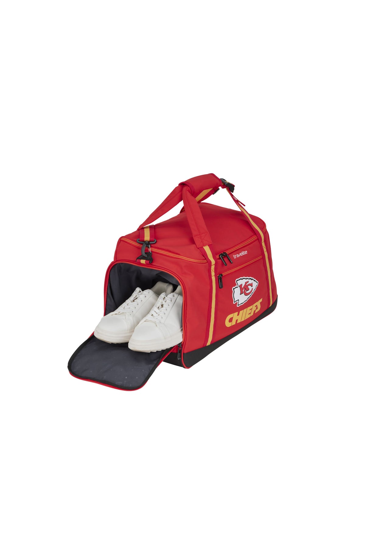 travelite x NFL Sporttasche M Kansas City Chiefs – 47 l mit Rucksackfunktion