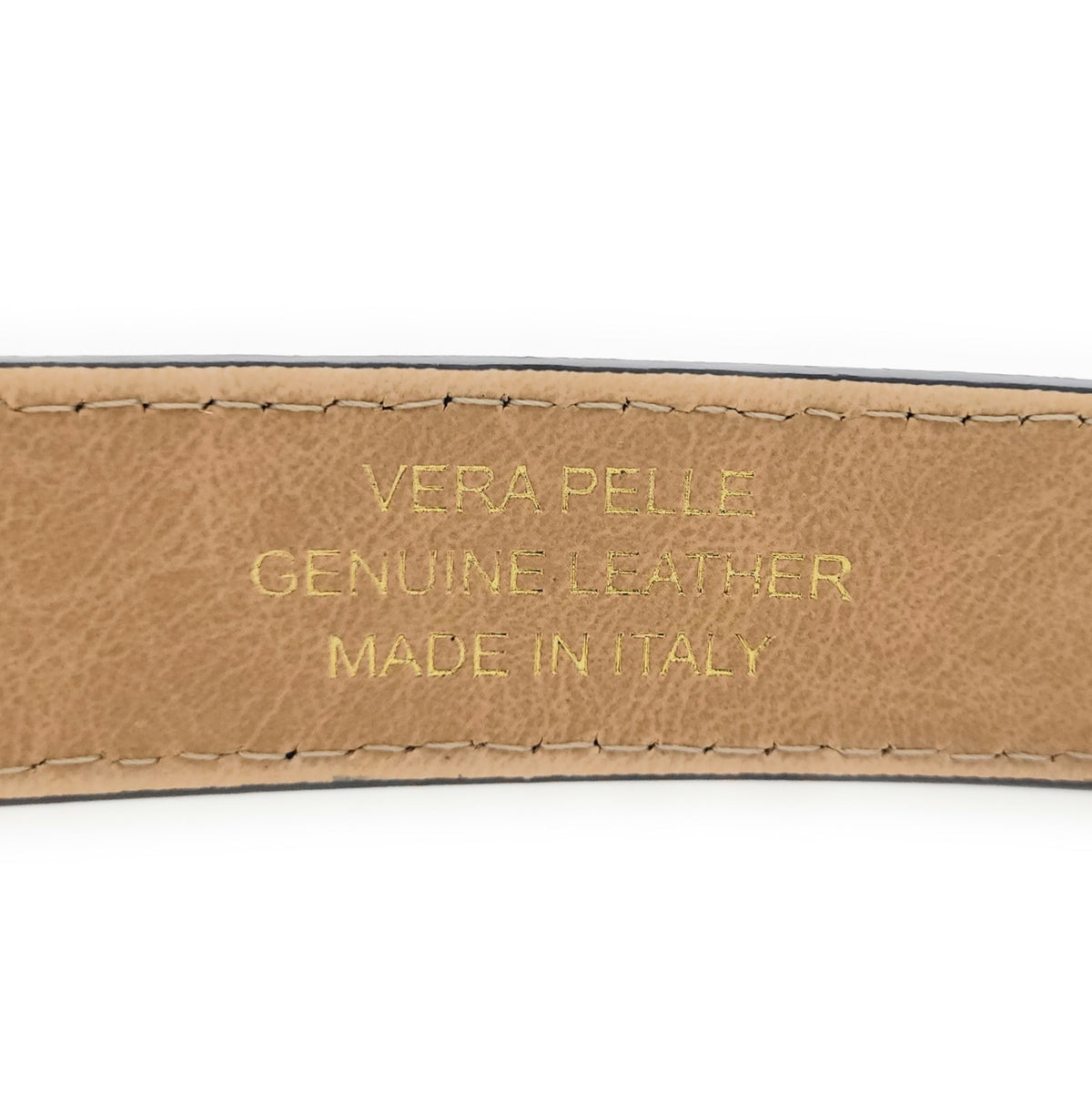 Echtledergürtel Made in Italy – ca. 30 mm breit, kürzbar, Metallschließe, genarbte Oberfläche, 5 Loch Gürtel für Herren & Damen navy blau