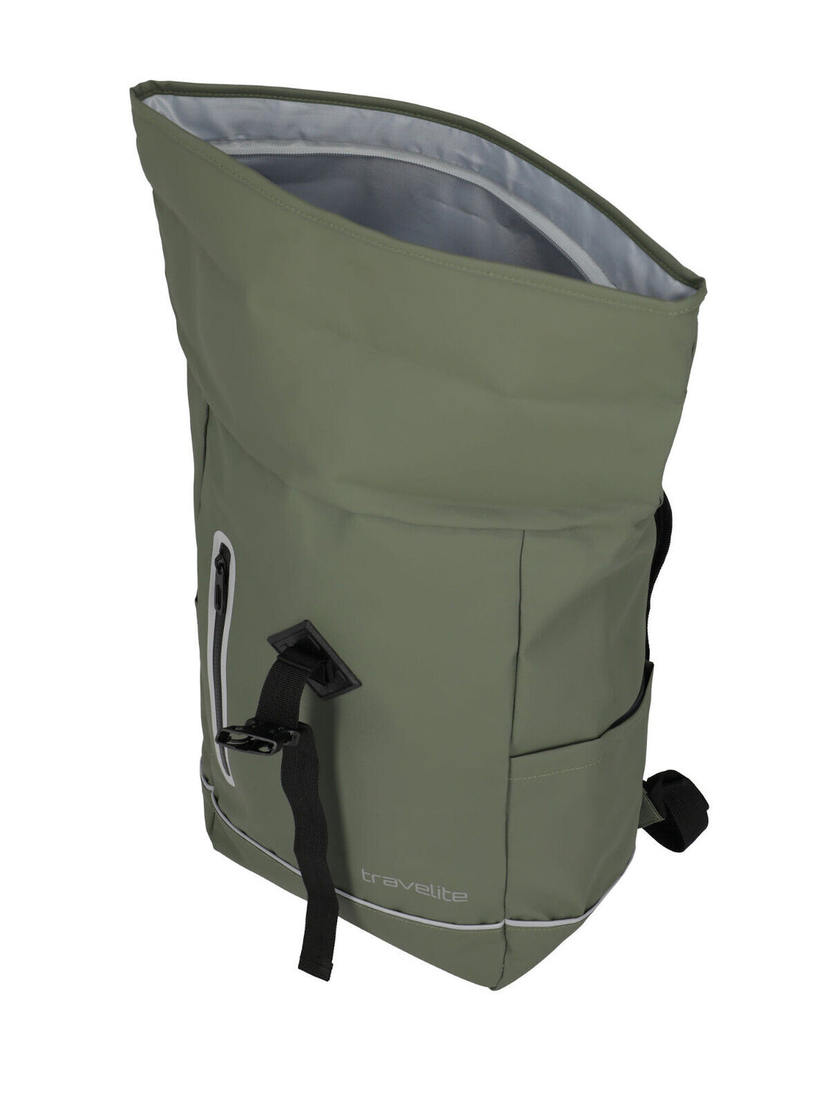 Travelite Rollup Rucksack – Leichter & wasserdichter Alltagsrucksack für Arbeit, Sport & Reisen olive