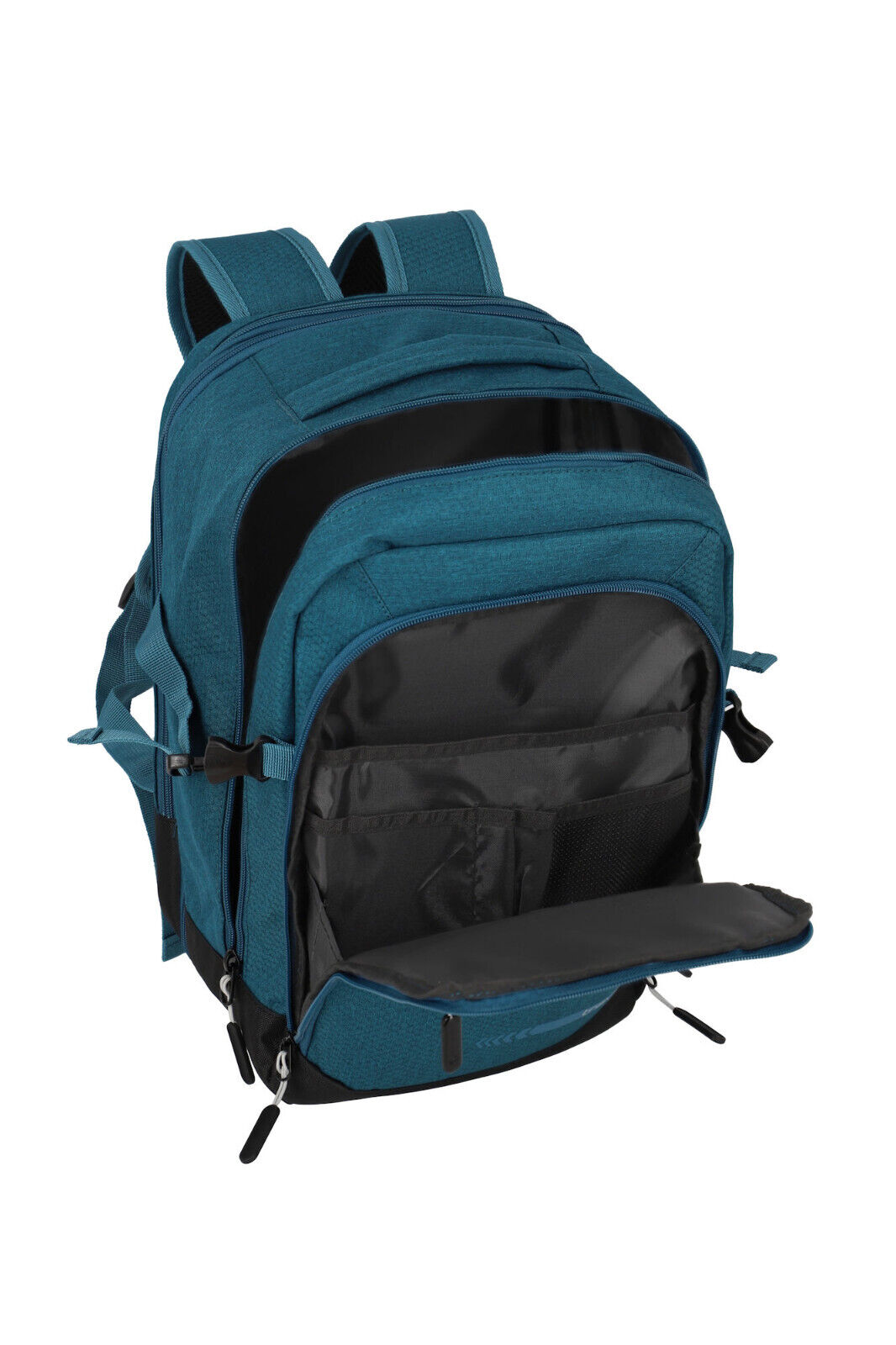 Travelite Kick Off Cabin Rucksack Petrol für Flugreisen