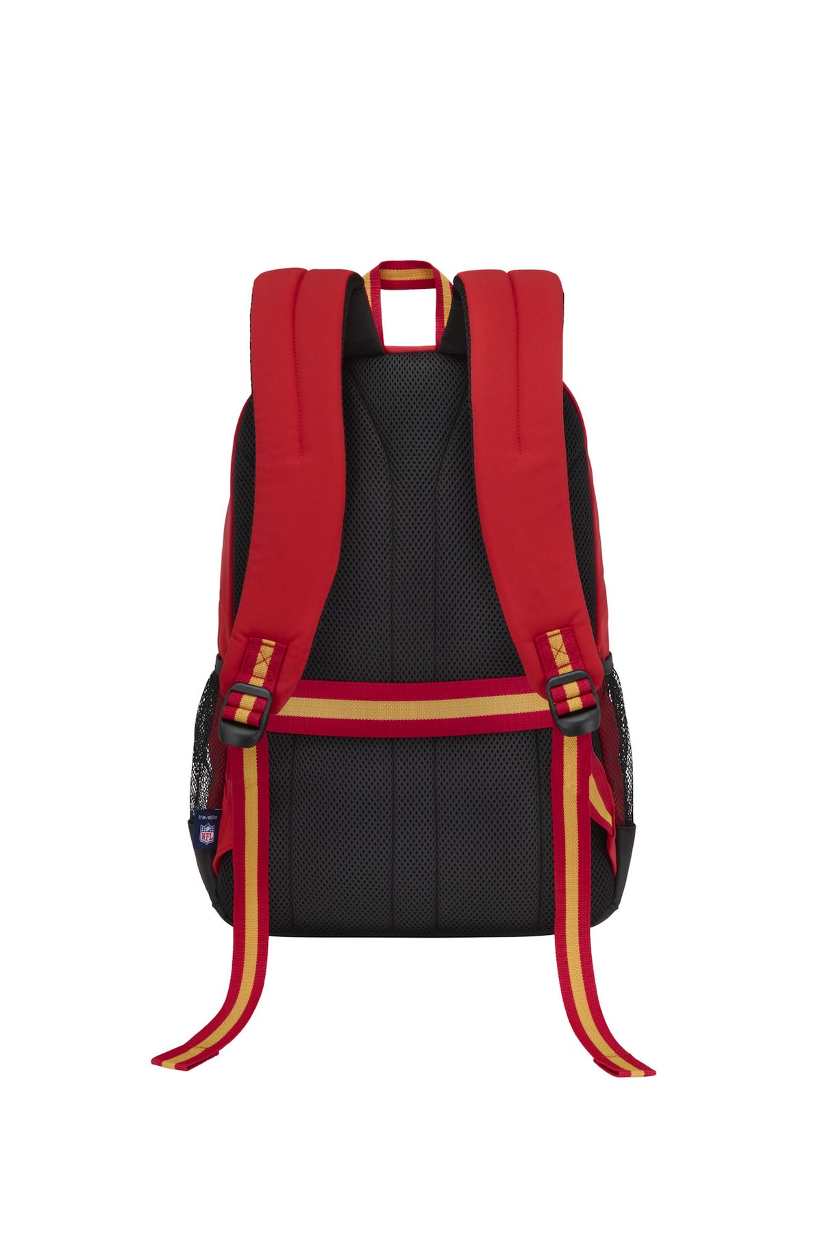 travelite x NFL College Rucksack Kansas City Chiefs Rot – 24 l, Laptopfach bis 15 Zoll