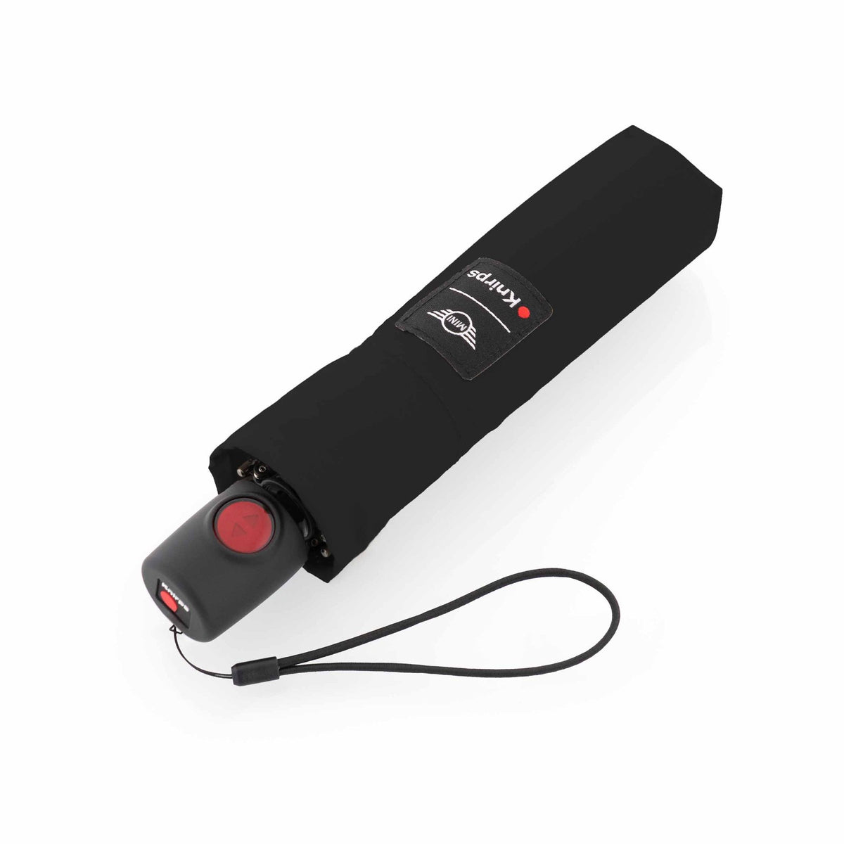 Knirps MINI duomatic Taschenschirm – kompakt, leicht, windstabil & ideal für MINI-Fahrer midnight black schwarz
