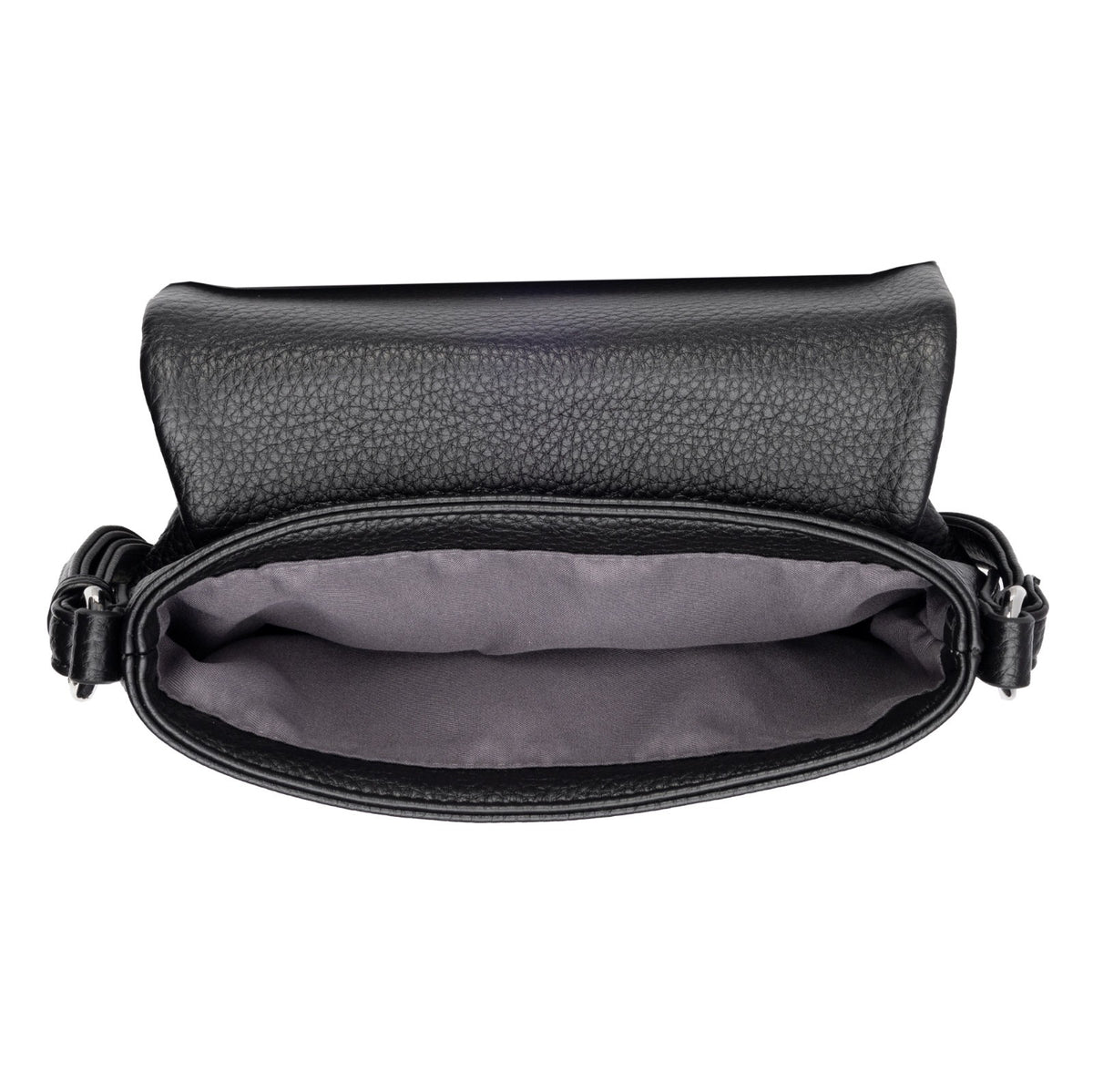Tom Tailor Lissi Flap Bag S – kleine modische Umhängetasche mit Magnetverschluss black
