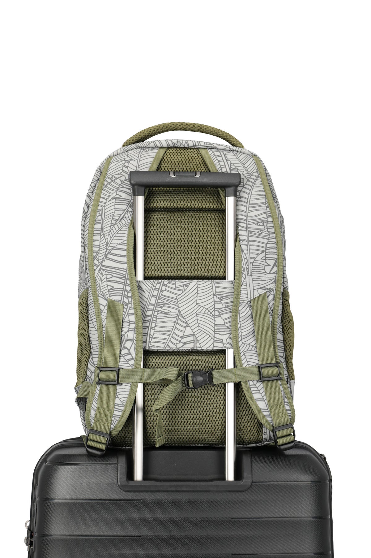 Travelite Basics Rucksack 22 l mit 15,6" Laptopfach Print Grey