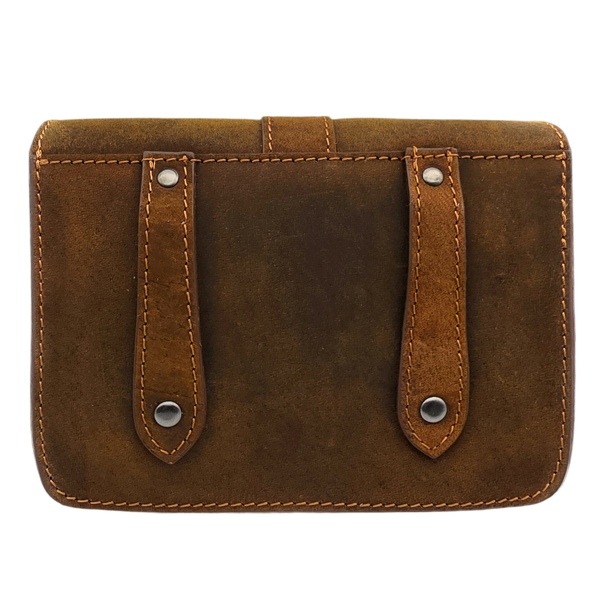 Hill Burry Heritage Gürteltasche Echtleder Vintage Braun