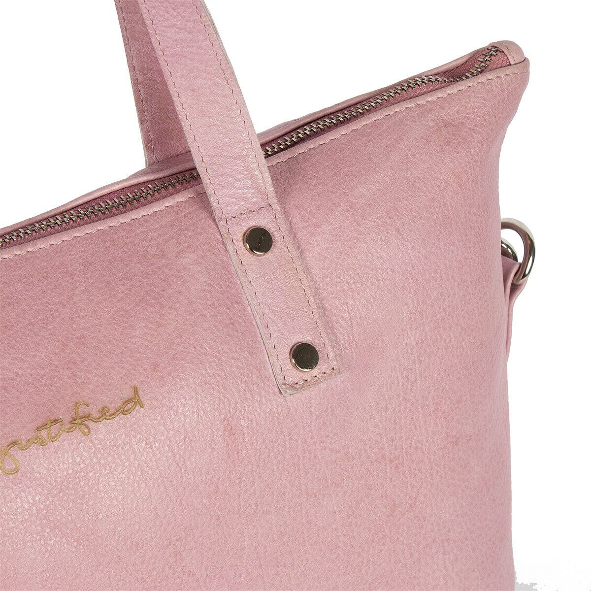 großer echt Leder Damen Shopper Handtasche Schultertasche Penelope rosa